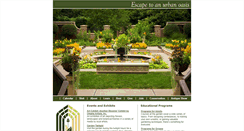 Desktop Screenshot of lauritzengardens.org